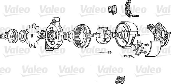 Valeo A13M17 - Генератор unicars.by