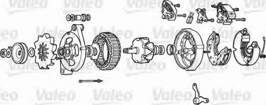 Valeo A13N93 - Выпрямитель, диодный мост, генератор unicars.by