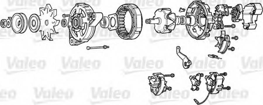 Valeo A12R50 - Генератор unicars.by