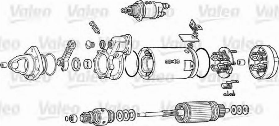 Valeo D 13 E 120 TE - Стартер unicars.by