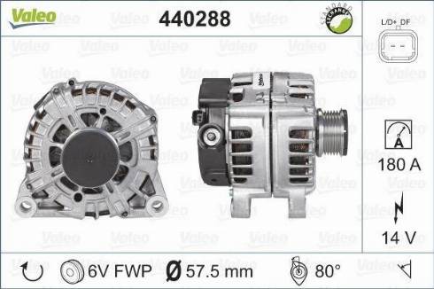 Valeo FG18S048 - Генератор unicars.by