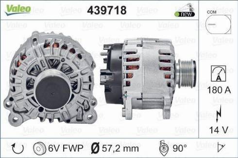 Valeo FG18T051 - Генератор unicars.by