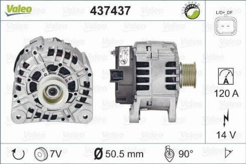 Valeo SG12B109 - Генератор unicars.by