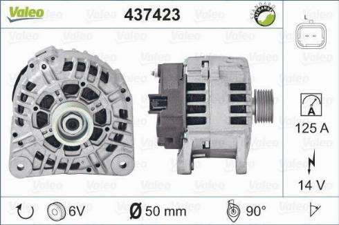 Valeo SG12B122 - Генератор unicars.by