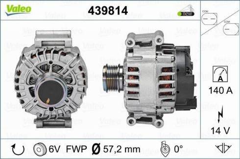 Valeo TG14C041 - Генератор unicars.by