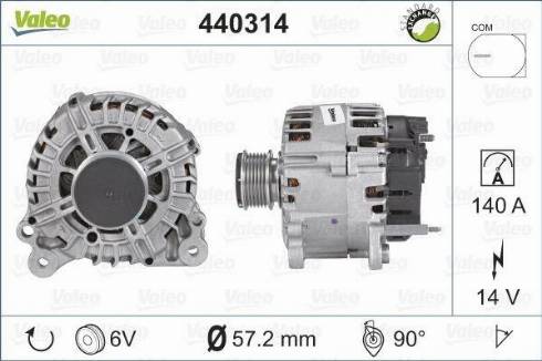 Valeo TG14C031 - Генератор unicars.by