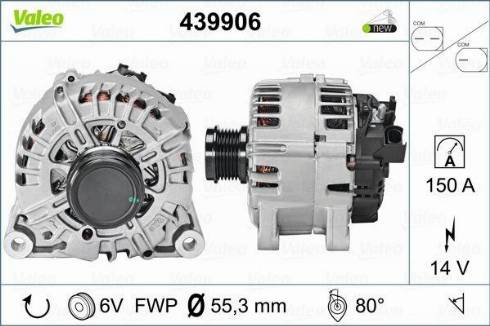 Valeo TG15C169 - Генератор unicars.by