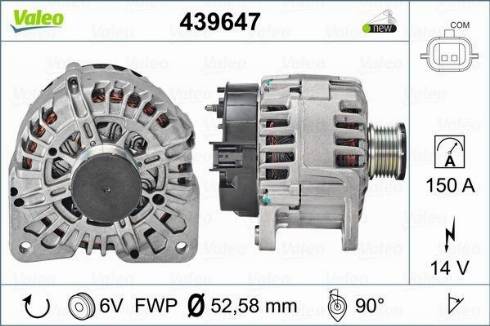 Valeo TG15C128 - Генератор unicars.by