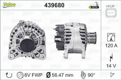 Valeo TG12C151 - Генератор unicars.by