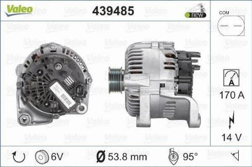 Valeo TG17C048 - Генератор unicars.by