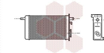 Van Wezel 43006096 - Теплообменник, отопление салона unicars.by