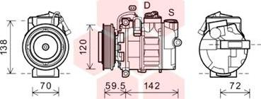 Van Wezel 4300K494 - Компрессор кондиционера unicars.by