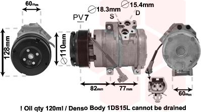 Van Wezel 5100K101 - Компрессор кондиционера unicars.by