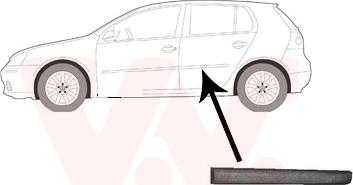 Van Wezel 5894405 - Облицовка / защитная накладка, дверь unicars.by