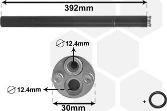 Van Wezel 5800D212 - Осушитель, кондиционер unicars.by