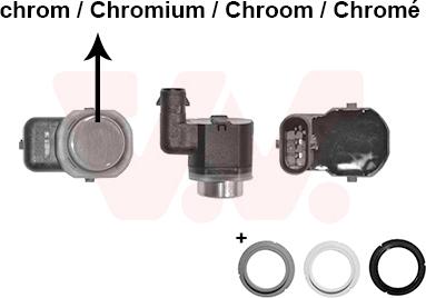 Van Wezel 5839880V - Датчик, система помощи при парковке unicars.by