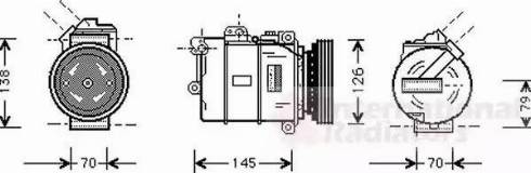 Van Wezel 0600K064 - Компрессор кондиционера unicars.by