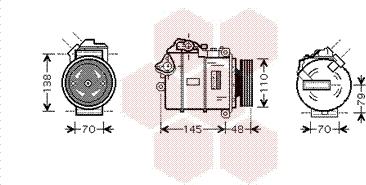 Van Wezel 0600K317 - Компрессор кондиционера unicars.by