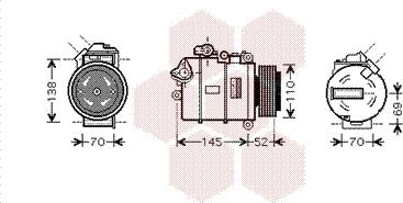 Van Wezel 0600K336 - Компрессор кондиционера unicars.by