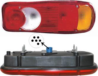Van Wezel 1651936 - Задний фонарь unicars.by