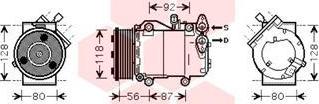 Van Wezel 1800K393 - Компрессор кондиционера unicars.by