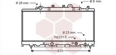 Van Wezel 17002199 - Радиатор, охлаждение двигателя unicars.by