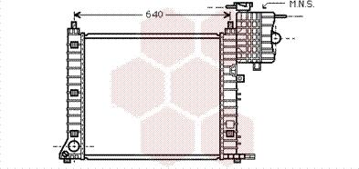 Van Wezel 30002349 - Радиатор, охлаждение двигателя unicars.by