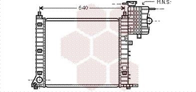 Van Wezel 30002348 - Радиатор, охлаждение двигателя unicars.by