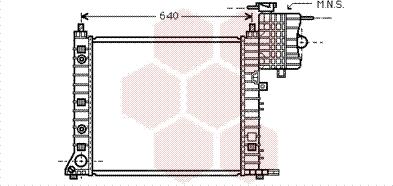 Van Wezel 30002350 - Радиатор, охлаждение двигателя unicars.by