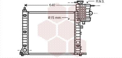 Van Wezel 30002264 - Радиатор, охлаждение двигателя unicars.by