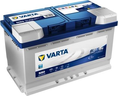 Varta 580500080D842 - Стартерная аккумуляторная батарея, АКБ unicars.by