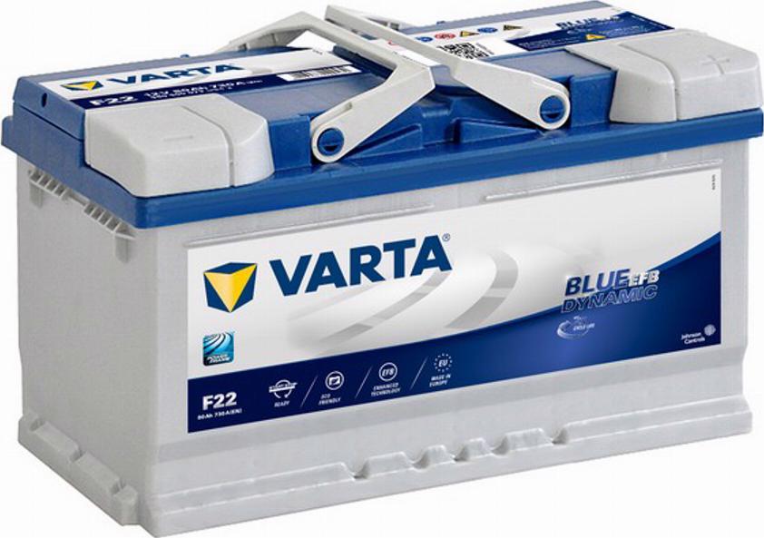 Varta 580500073 - Стартерная аккумуляторная батарея, АКБ unicars.by