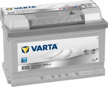 Varta 574402075 - Стартерная аккумуляторная батарея, АКБ unicars.by