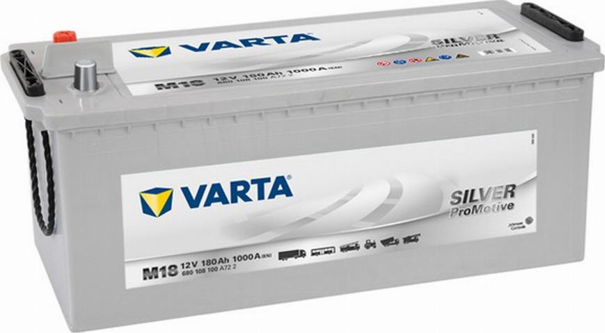 Varta 680 108 100 - Стартерная аккумуляторная батарея, АКБ unicars.by