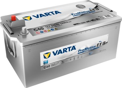 Varta 740500120E652 - Стартерная аккумуляторная батарея, АКБ unicars.by