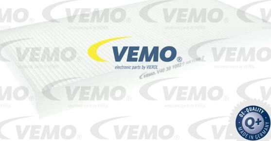 Vemo V40-30-1002 - Фильтр воздуха в салоне unicars.by