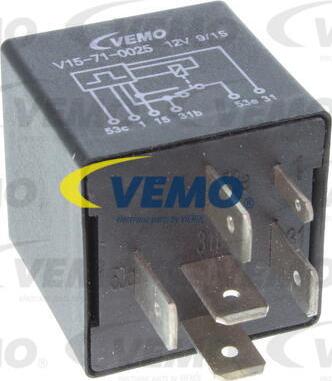 Vemo V15-71-0025 - Реле, интервал включения стеклоочистителя unicars.by