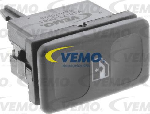 Vemo V10-73-0091 - Выключатель, стеклоподъемник unicars.by