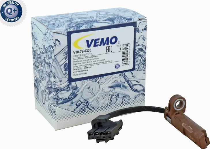 Vemo V10-72-0330 - Датчик частоты вращения, автоматическая коробка передач unicars.by