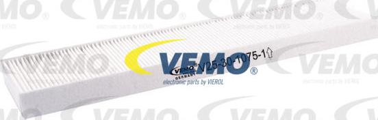 Vemo V25-30-1075-1 - Фильтр воздуха в салоне unicars.by