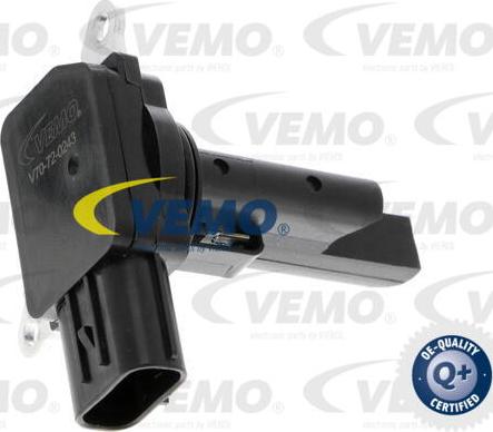 Vemo V70-72-0243 - Датчик потока, массы воздуха unicars.by