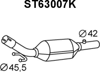 Veneporte ST63007K - Катализатор unicars.by