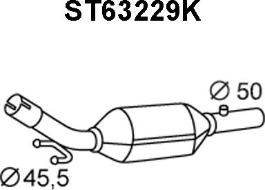 Veneporte ST63229K - Катализатор unicars.by