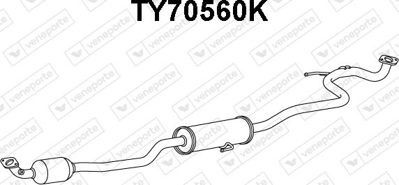 Veneporte TY70560K - Катализатор unicars.by