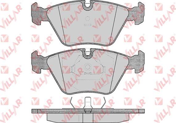 Villar 626.0417 - Тормозные колодки, дисковые, комплект unicars.by