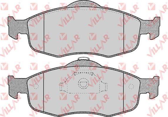 Villar 626.0471 - Тормозные колодки, дисковые, комплект unicars.by