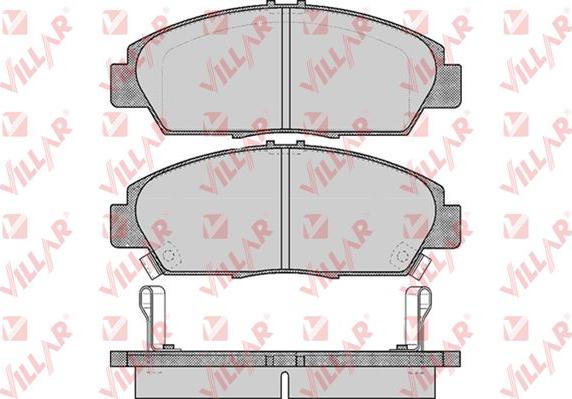 Villar 626.0567 - Тормозные колодки, дисковые, комплект unicars.by