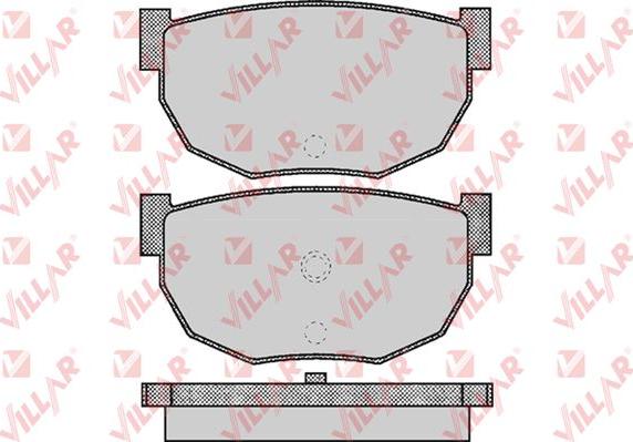 Villar 626.0503 - Тормозные колодки, дисковые, комплект unicars.by