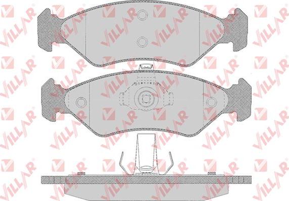 PALIDIUM P1-1075 - Тормозные колодки, дисковые, комплект unicars.by