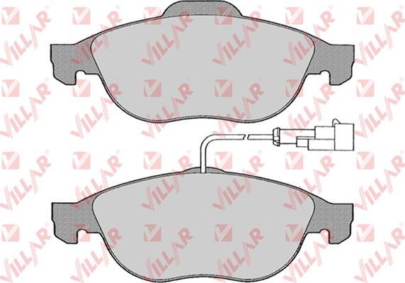 Villar 626.0664 - Тормозные колодки, дисковые, комплект unicars.by